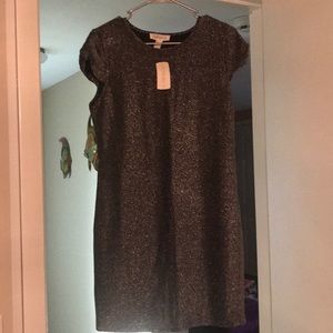 Silver glitter dress